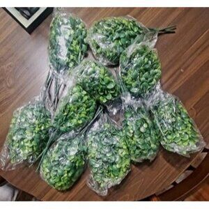 New Artificial Greenery Plants Outdoor UV Resistant Fake Plants Boxwood Shrub